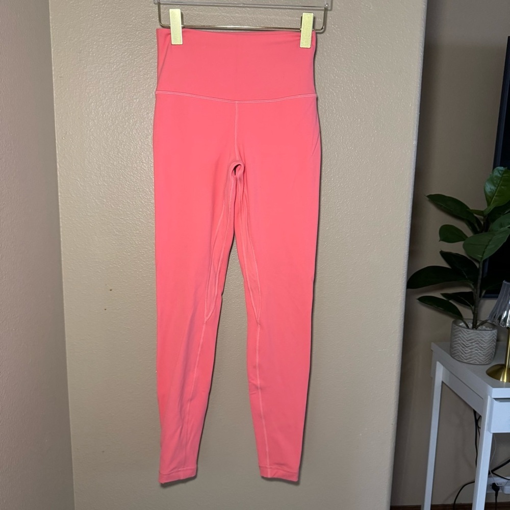 lululemon Align™ High-Rise Pant 28" leggings yoga tights Desert Red size 6